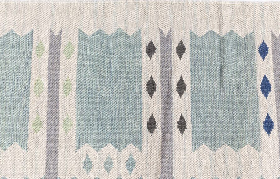 Swedish Flat Weave Rug N12872