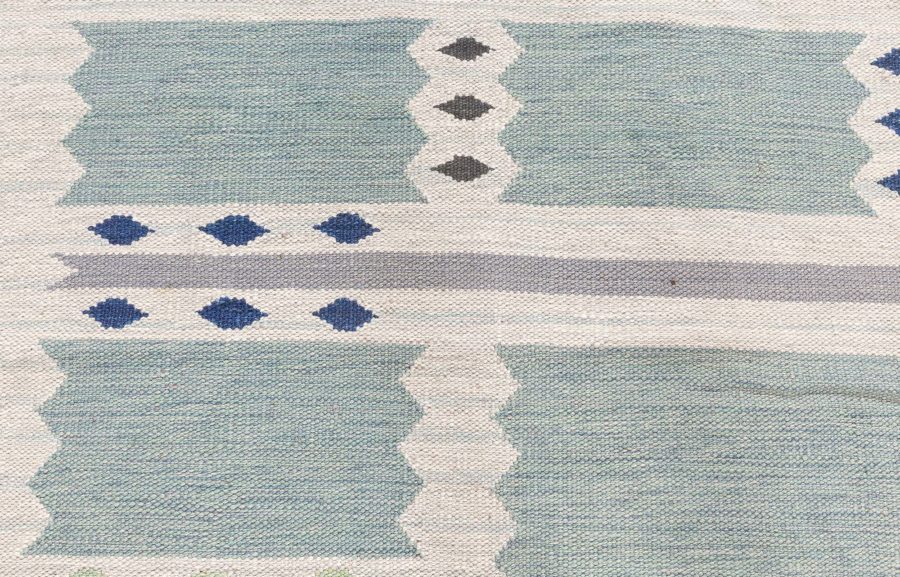 Swedish Flat Weave Rug N12872