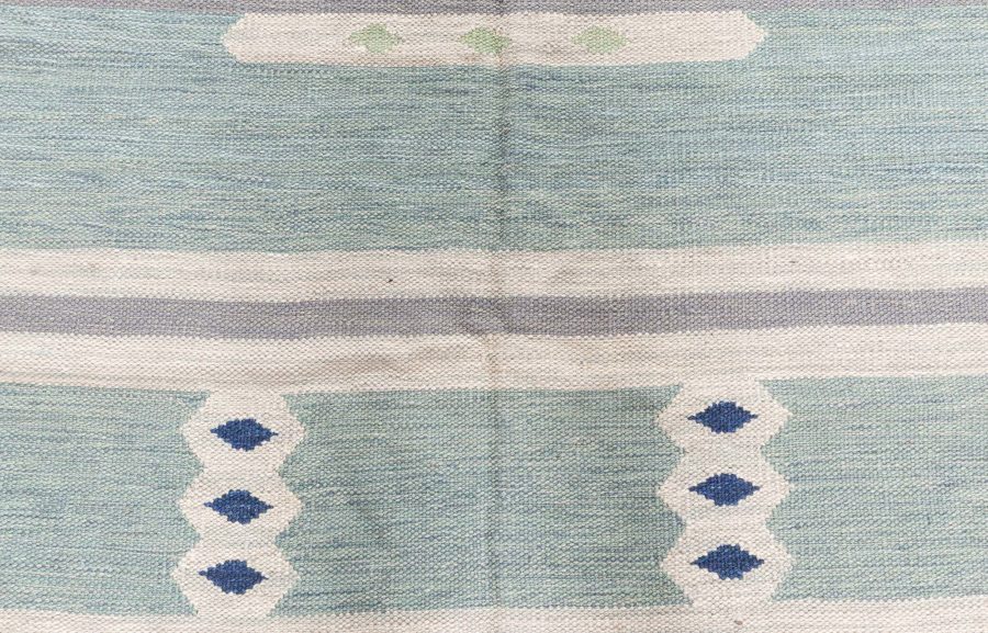 Swedish Flat Weave Rug N12872