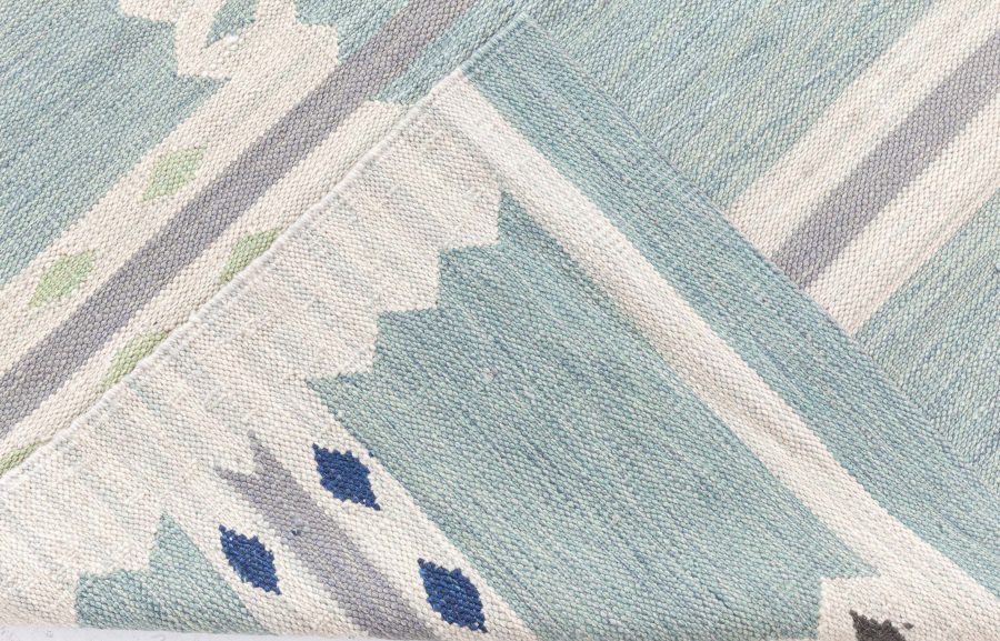 Swedish Flat Weave Rug N12872