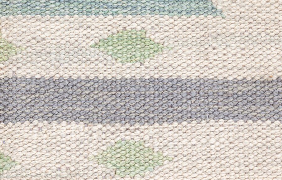 Swedish Flat Weave Rug N12872