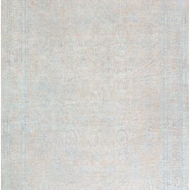 Antique Kirman Persian Allover Soft Beige Hand-Knotted Wool Rug – Circa 1910 BB8801