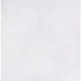 Modern Hand-Knotted Solid Ivory Handmade Silk Oversized Rug “nebbia N12879