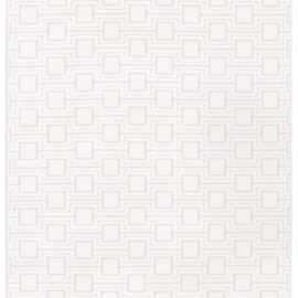 Contemporary Geometric Hand-Knotted Wool Runner N12858