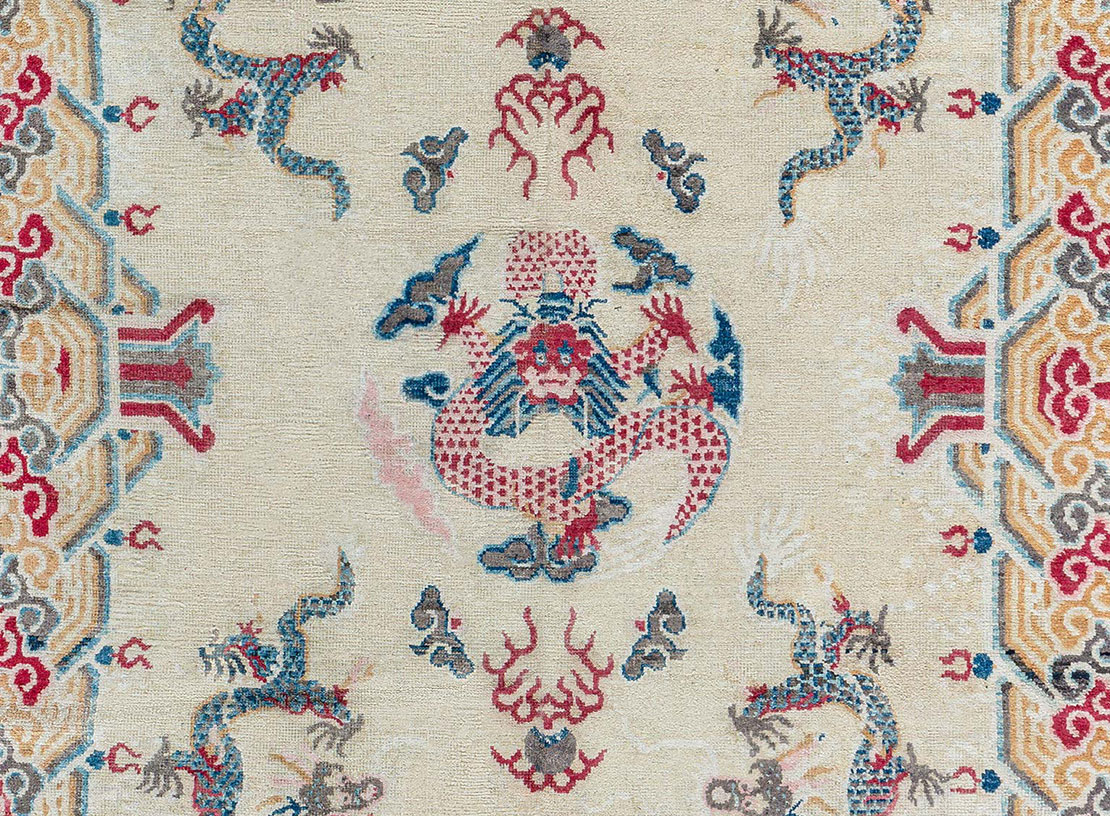 A Silk Chinese Rug from Doris Leslie Blau collection BB2983