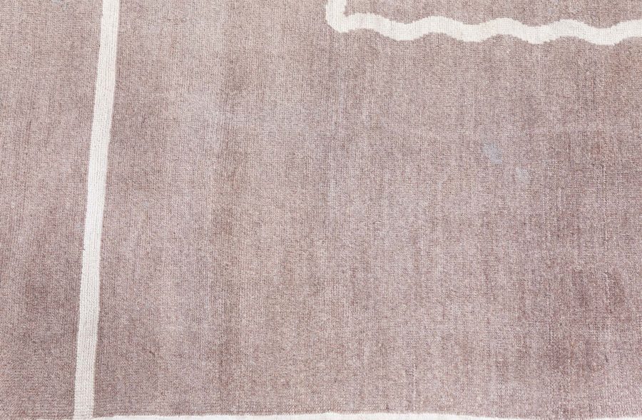 French Deco Rug Attributed To Elisabeth De Saedeleer BB8841