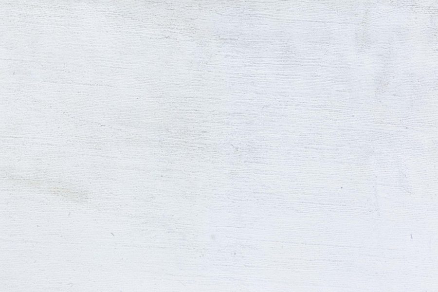 Solid White Silk Rug N12882
