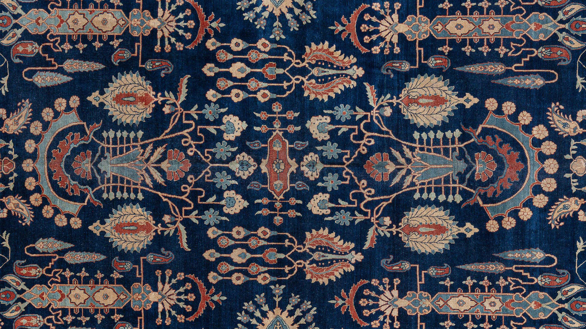 Vintage 1920s Persian Kirman rug from Doris Leslie Blau collection BB8818