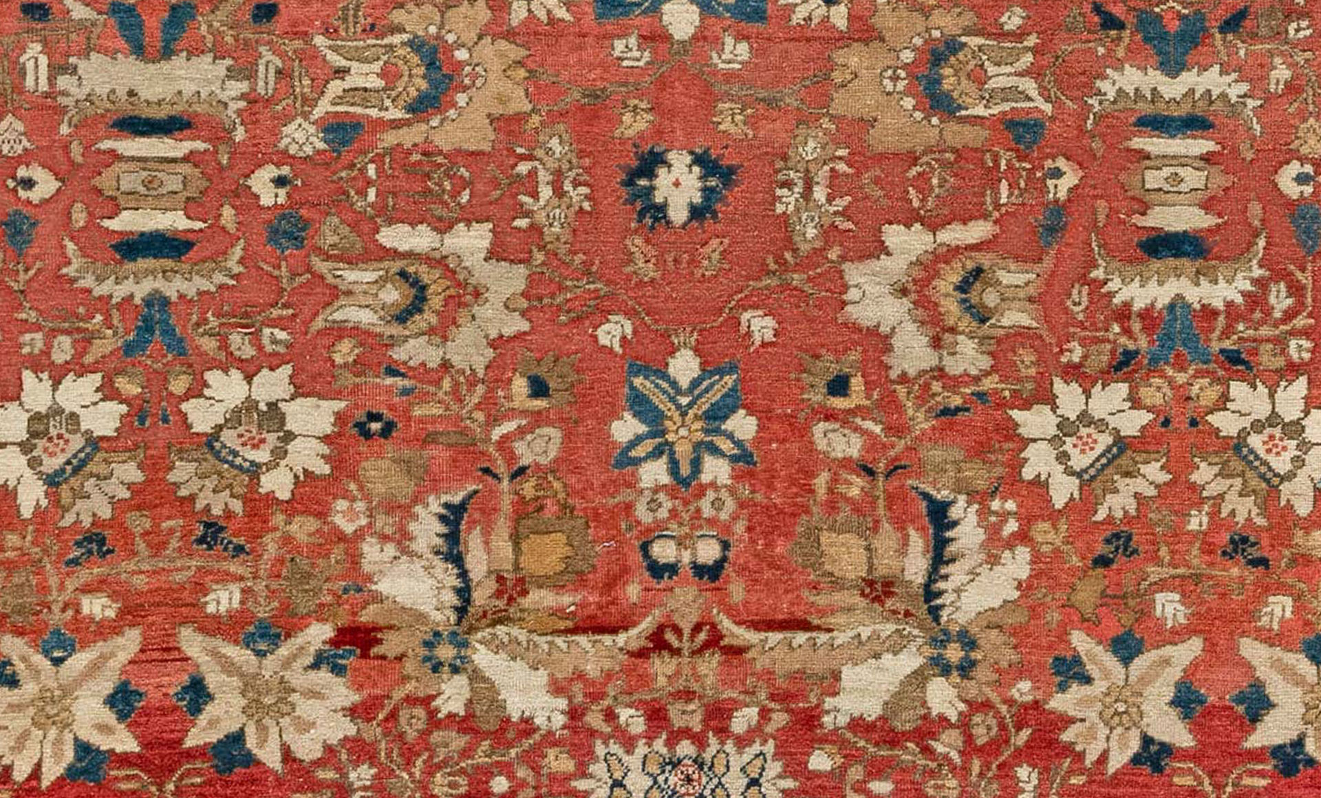 Antique Persian Sultanabad Floral Rug BB7026 from the Doris Leslie Blau collection