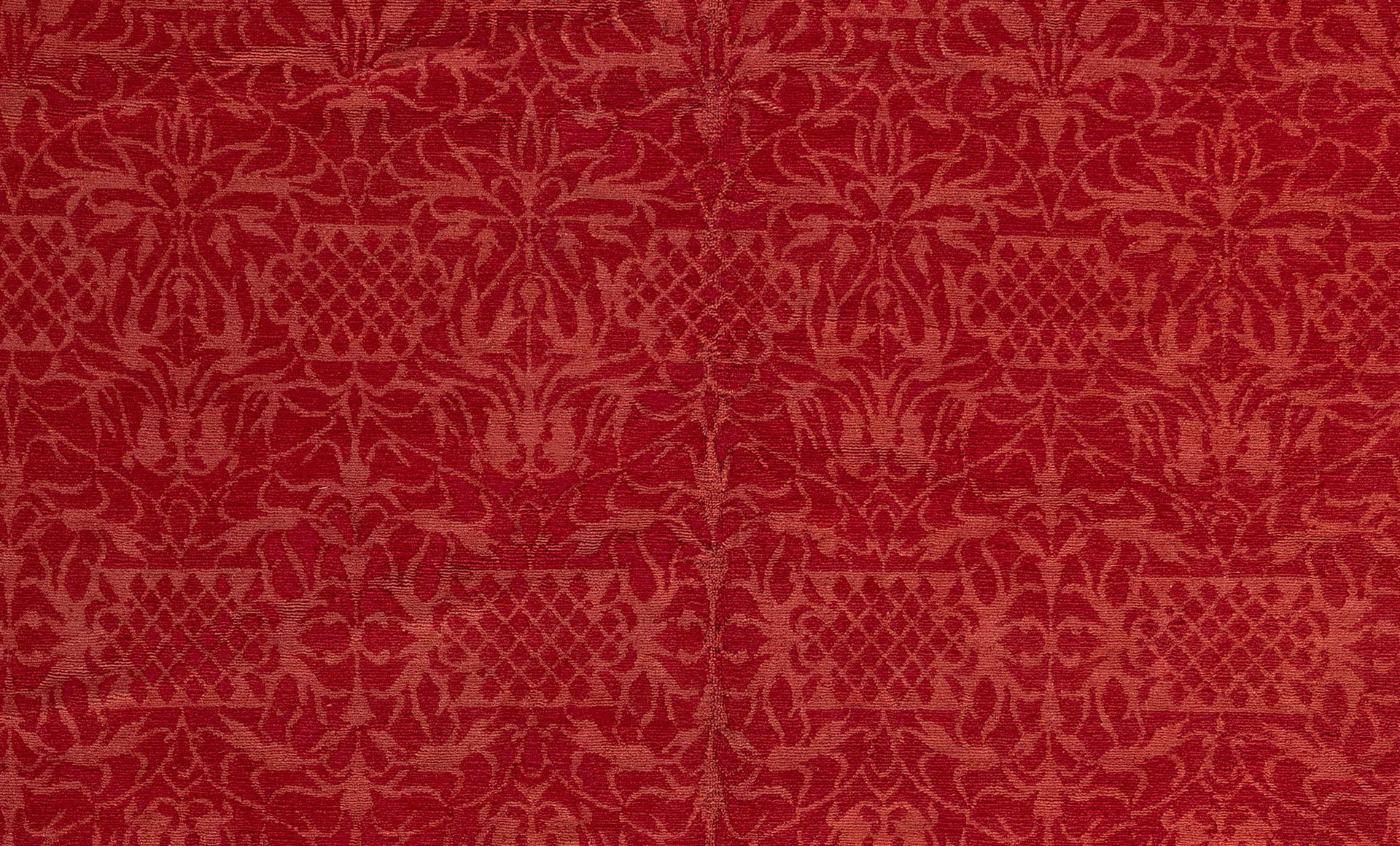 Tibetan Red Floral Design Rug N12726 from the Doris Leslie Blau collection