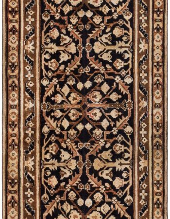 Antique English Floral Allover Golden Tan Needlework Wool Rug – Circa 1890 BB7769 Antique English Floral Allover Golden Tan Needlework Wool Rug – Circa 1890 BB7769