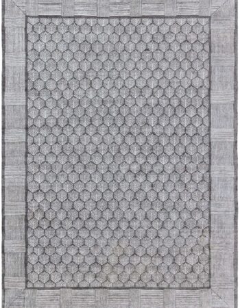 Contemporary Flatweave Solid Light Beige Wool Carpet “Alabaster” N12854 Contemporary Flatweave Solid Light Beige Wool Carpet “Alabaster” N12854