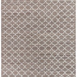 Geometric Modern Diamond Classic Taupe Handmade Rug tulu “Tulu Diamond” N12903