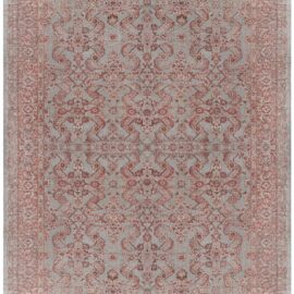 Sultanabad Persian Antique Allover Classic Taupe With Rust Hand-Knotted Wool Rug – Circa 1900 BB8993