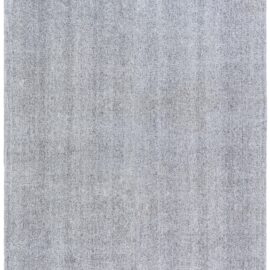 Modern Flatweave Solid Light Gray Handmade Rug “Bruma” N12933