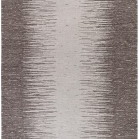 Modern Flatweave Geometric Light Gray With Classic Taupe Rug “Rainfall” N12924