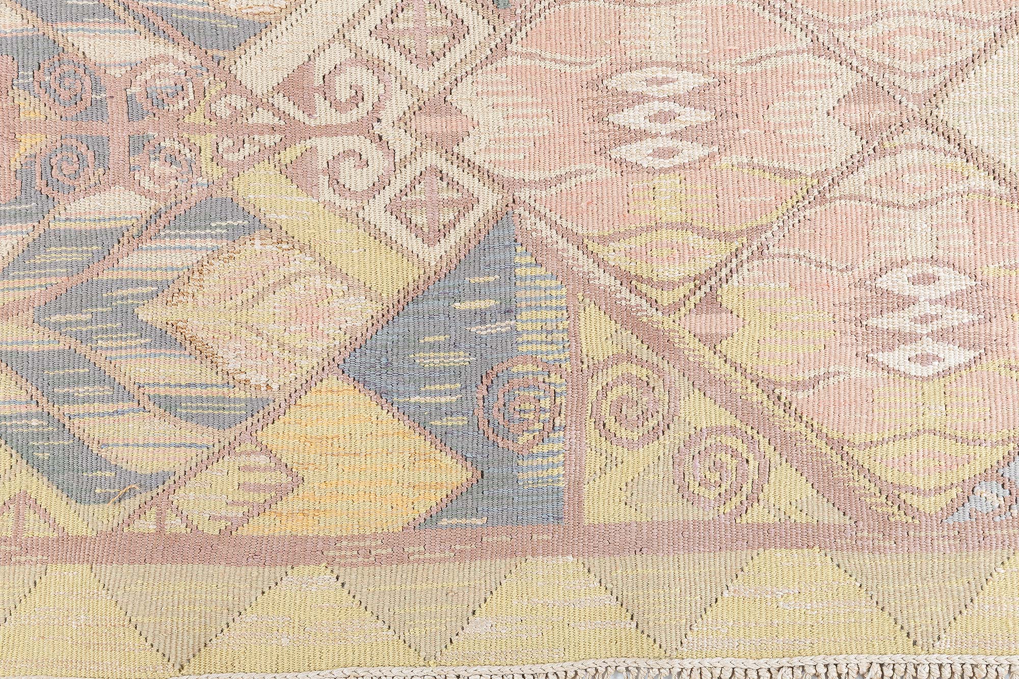 Swedish Tapestry Woven Rug by Anna Ankarcrona BB9012 Swedish Tapestry Woven Rug by Anna Ankarcrona BB9012