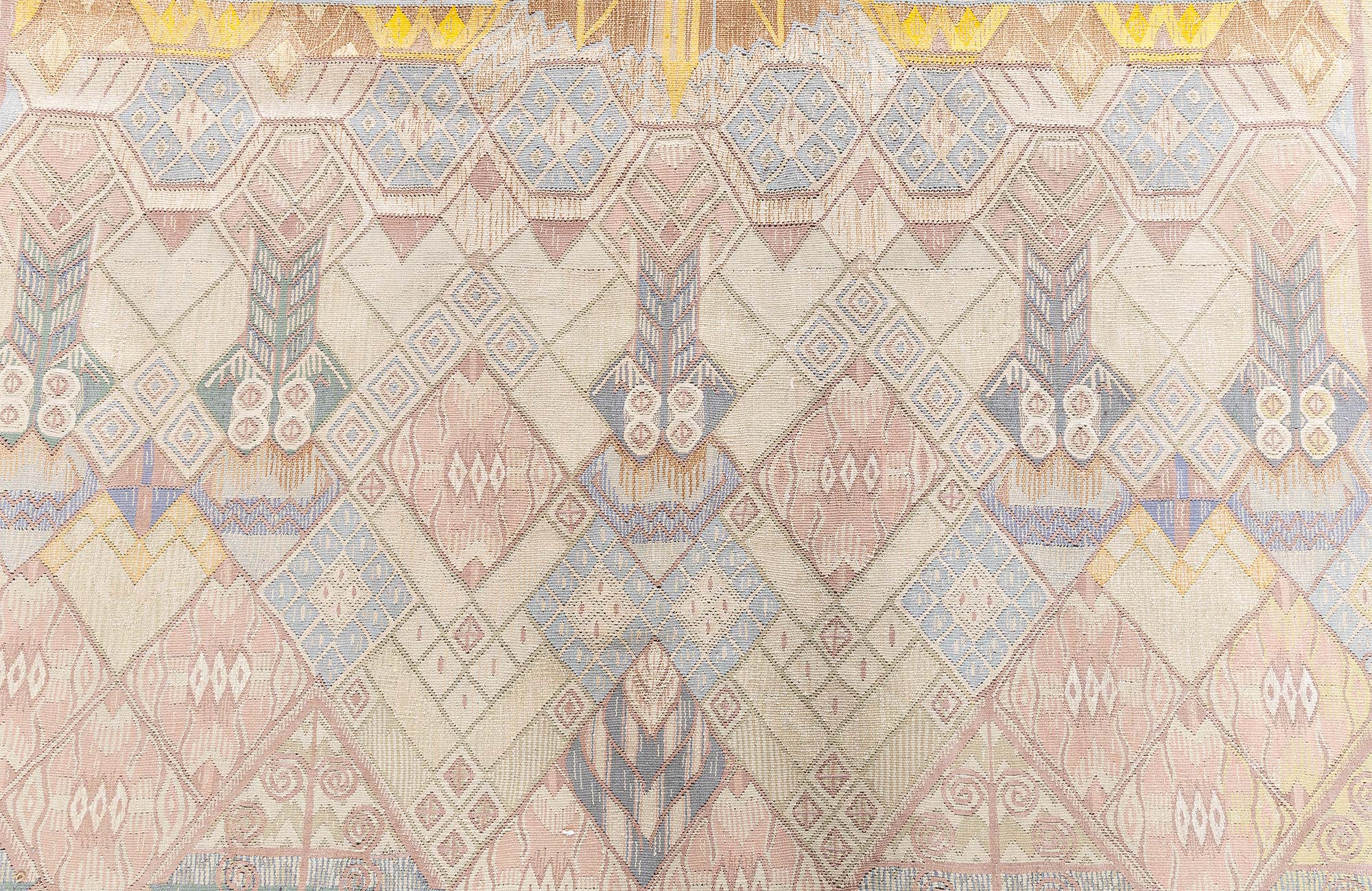 Swedish Tapestry Woven Rug by Anna Ankarcrona BB9012 Swedish Tapestry Woven Rug by Anna Ankarcrona BB9012