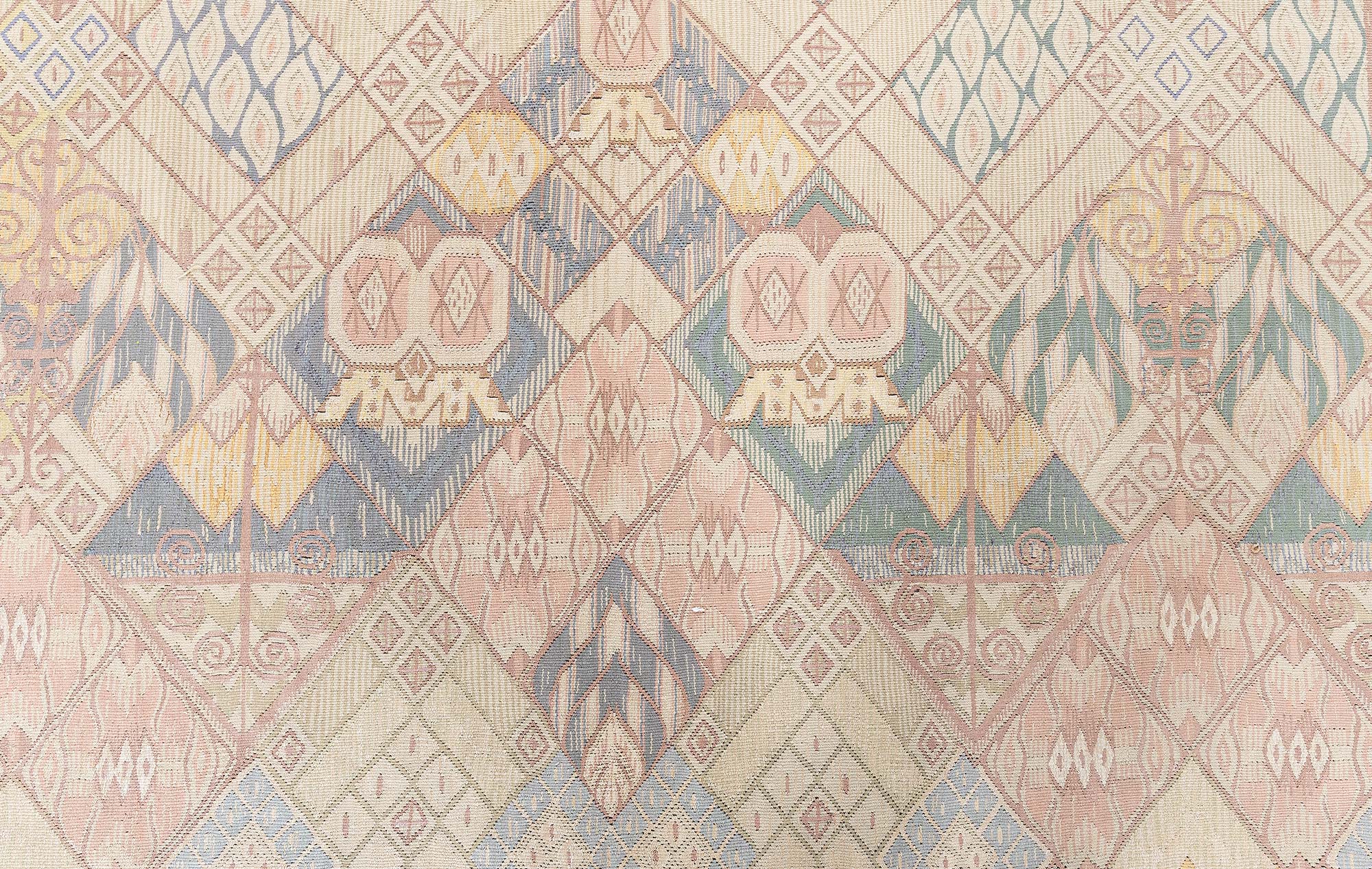 Swedish Tapestry Woven Rug by Anna Ankarcrona BB9012 Swedish Tapestry Woven Rug by Anna Ankarcrona BB9012