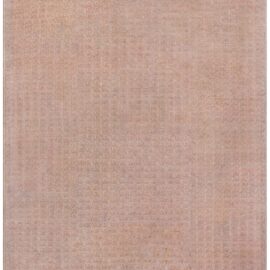 Oushak Turkish Antique Floral Allover Warm Tan With Light Beige Hand-Knotted Wool Rug – Circa 1930 BB9021