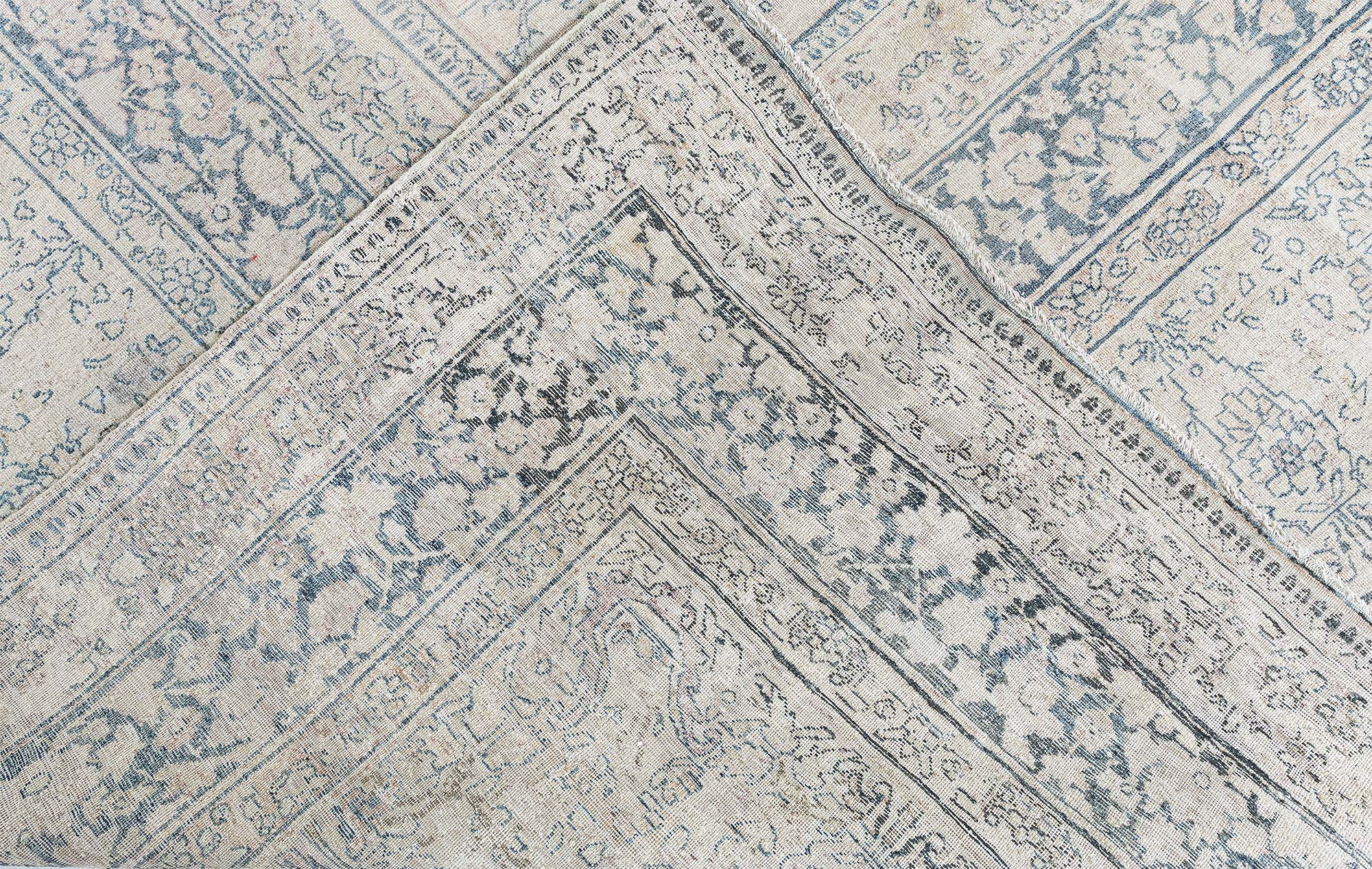 Antique Kirman Persian Allover Light Gray Hand-Knotted Wool Rug – Circa 1900 BB9033 Antique Kirman Persian Allover Light Gray Hand-Knotted Wool Rug – Circa 1900 BB9033