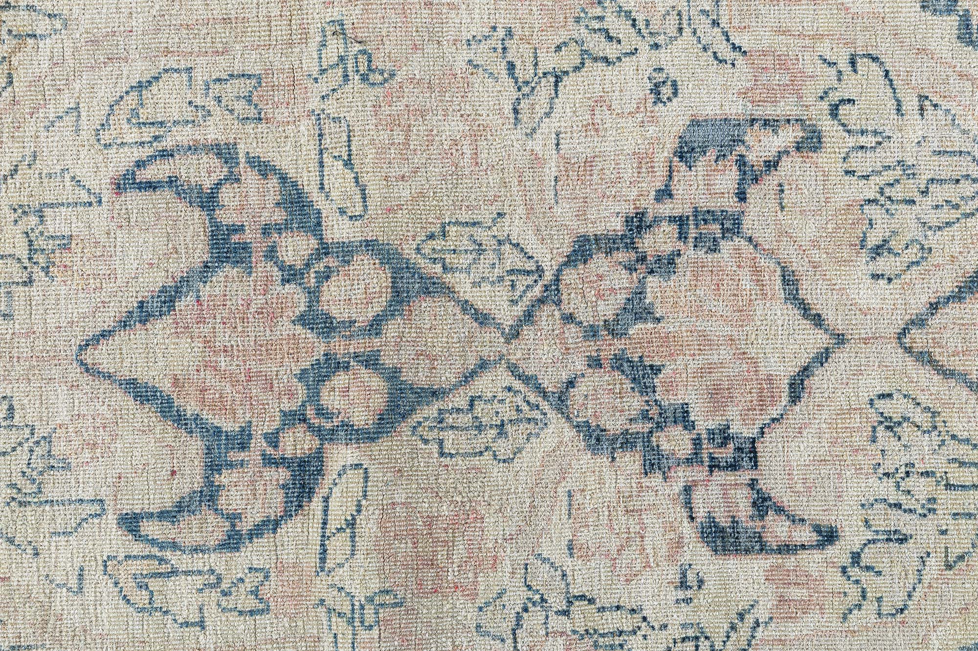 Antique Kirman Persian Allover Light Gray Hand-Knotted Wool Rug – Circa 1900 BB9033 Antique Kirman Persian Allover Light Gray Hand-Knotted Wool Rug – Circa 1900 BB9033
