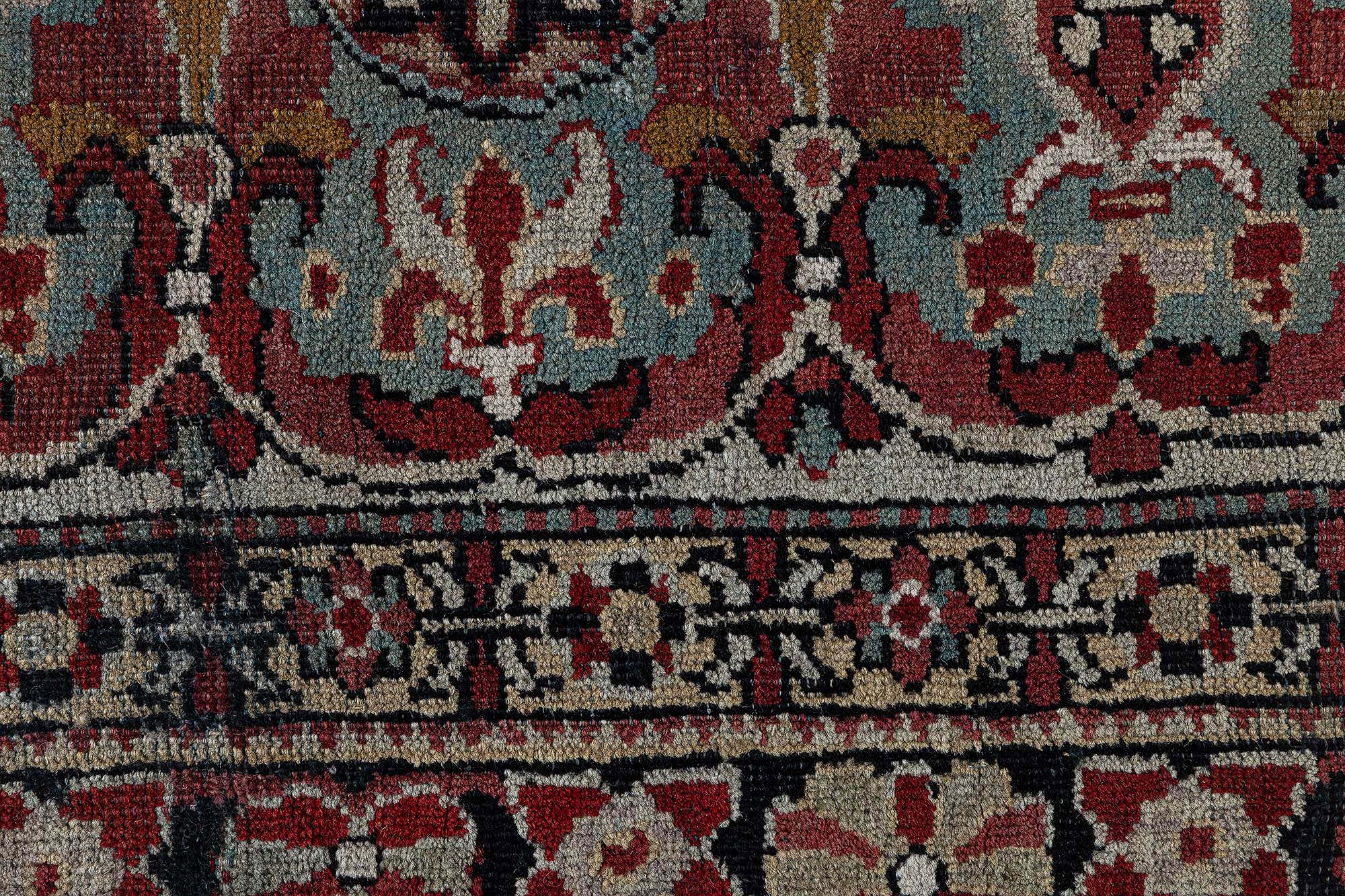 Amritsar Indian Antique Allover Warm Tan Hand-Knotted Wool Rug – Circa 1910 (Size Adjusted) BB9057 Amritsar Indian Antique Allover Warm Tan Hand-Knotted Wool Rug – Circa 1910 (Size Adjusted) BB9057
