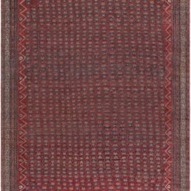 Malayer Persian Antique Allover Light Gray Hand-Knotted Wool Rug – Circa 1920 BB9034