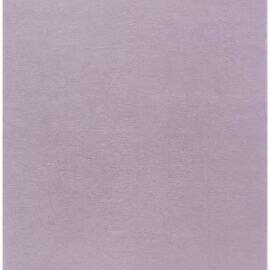 “Lavender” Modern Solid Dark Gray Hand-Knotted Wool Rug N13014