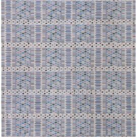 Flatweave Contemporary Carpet Diamond Mosaic In Gray “Gemset” N13025