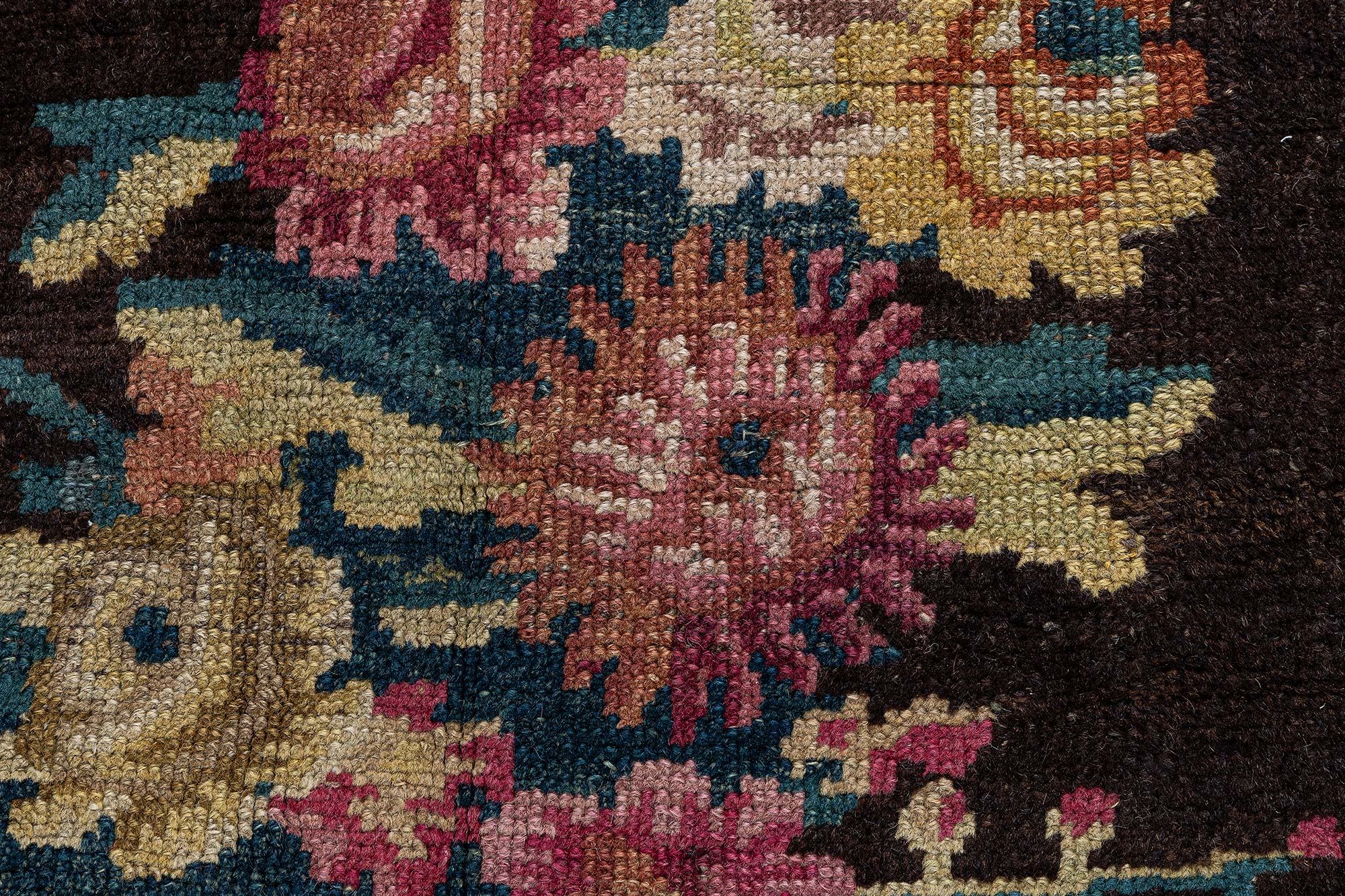 Antique Savonnerie French Medallion Floral Cream Hand-Knotted Wool Rug – Circa 1800 (Size Adjusted) BB9175 Antique Savonnerie French Medallion Floral Cream Hand-Knotted Wool Rug – Circa 1800 (Size Adjusted) BB9175