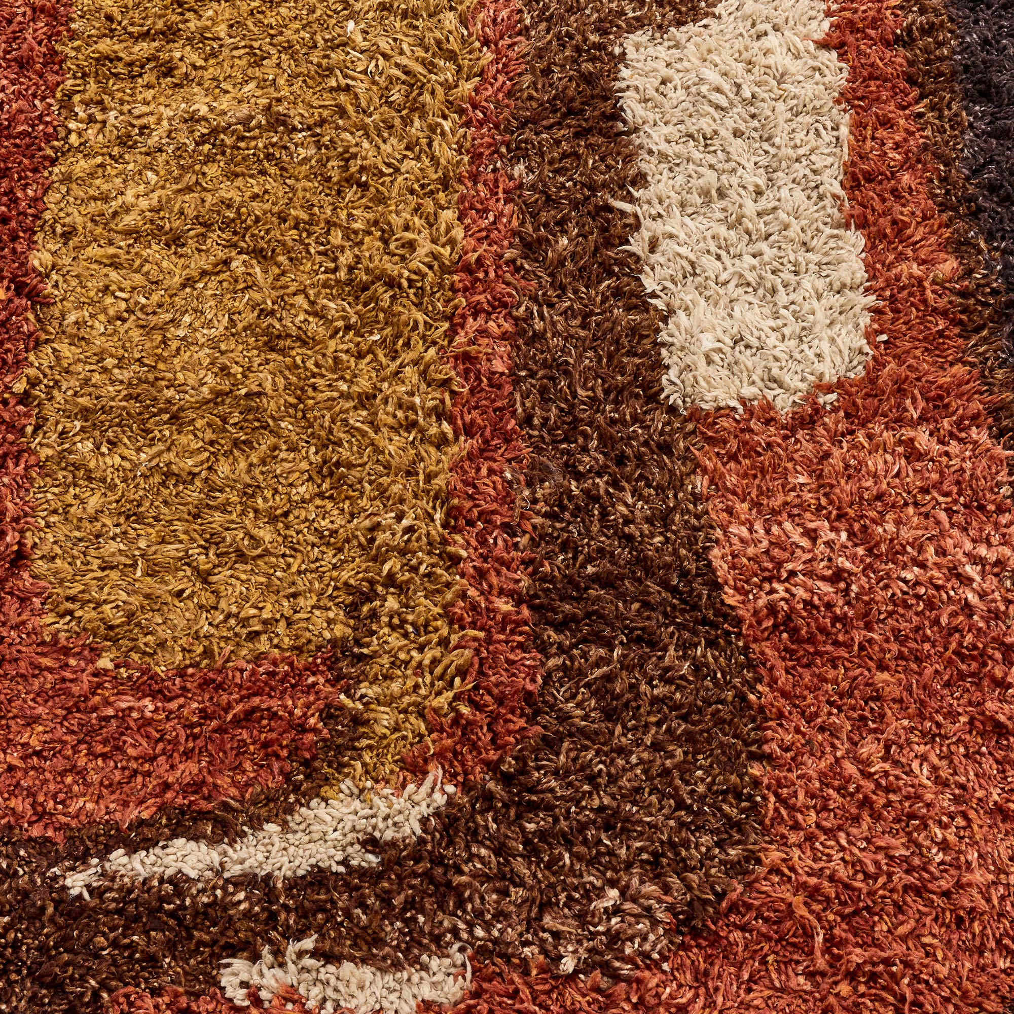 Mid-Century Swedish Abstract Warm Tan Hand-Knotted Wool Carpet By Ingrid Marie BB9177 Mid-Century Swedish Abstract Warm Tan Hand-Knotted Wool Carpet By Ingrid Marie BB9177