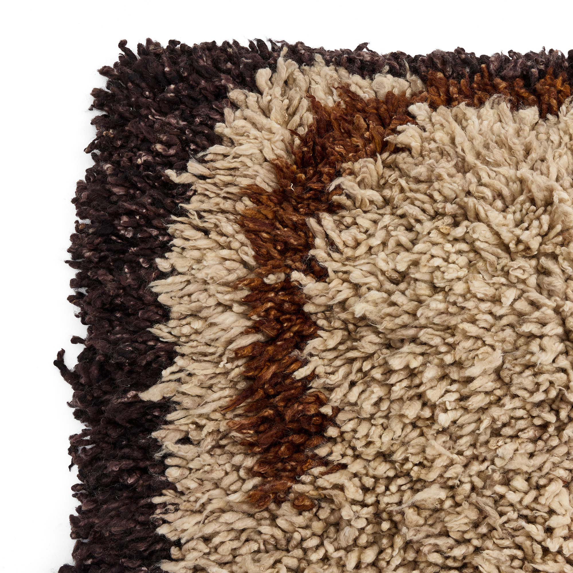 Mid-Century Swedish Abstract Warm Tan Hand-Knotted Wool Carpet By Ingrid Marie BB9177 Mid-Century Swedish Abstract Warm Tan Hand-Knotted Wool Carpet By Ingrid Marie BB9177