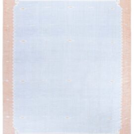 Mid-Century Indian Dhurrie Cream Flatweave Cotton Rug BB9133