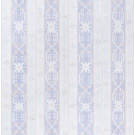Vintage Indian Dhurrie Floral Soft Beige Flatweave Cotton Carpet BB9146