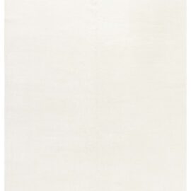 Modern Solid Light Beige Handmade Wool Rug “Veil” N13058