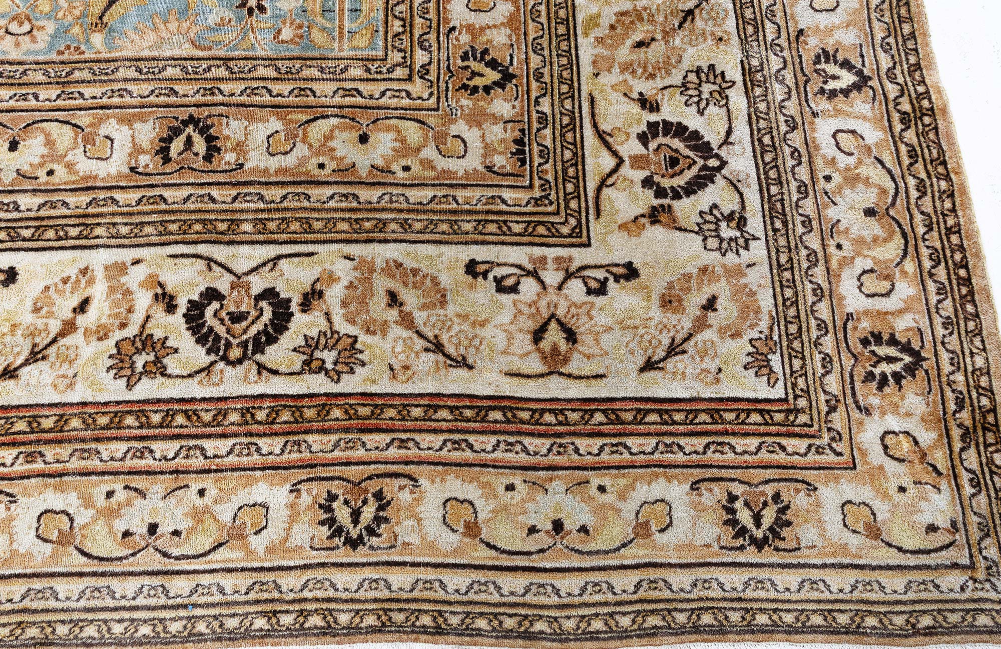 Antique Meshad Allover Hand-Knotted Rug BB9221 Antique Meshad Allover Hand-Knotted Rug BB9221