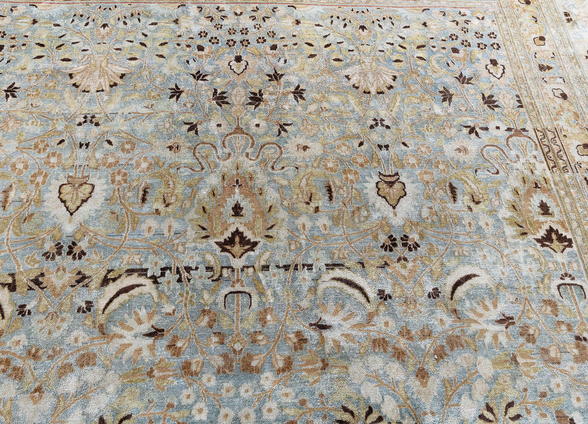 Antique Meshad Allover Hand-Knotted Rug BB9221 Antique Meshad Allover Hand-Knotted Rug BB9221