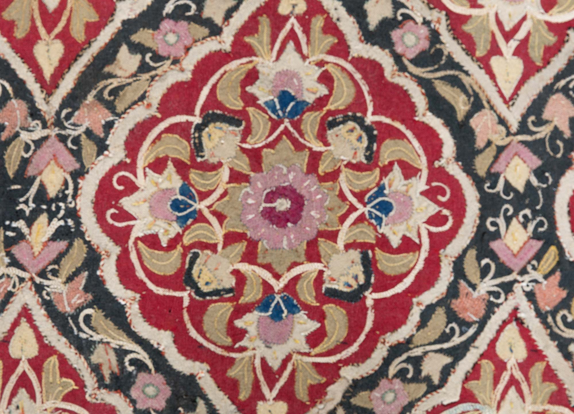 Antique Persian Dark Brown Flatweave Wool Silk Rasht Textile BB9226 Antique Persian Dark Brown Flatweave Wool Silk Rasht Textile BB9226