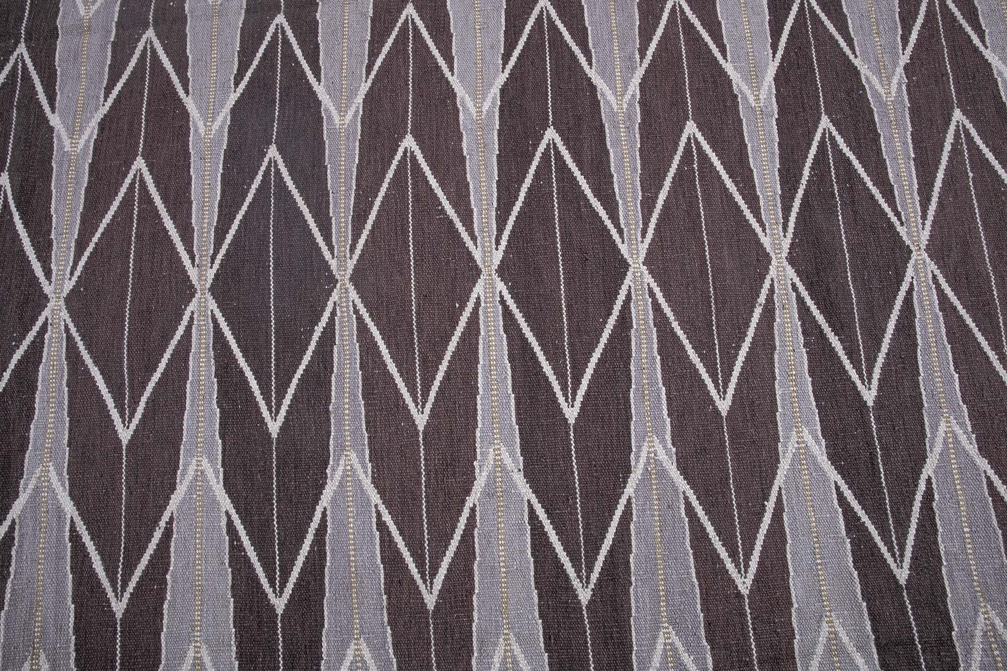 Scandinavian Flatweave Geometric Arrow-Feather Classic Taupe Handmade Wool Rug “Fletch” N13078 Scandinavian Flatweave Geometric Arrow-Feather Classic Taupe Handmade Wool Rug “Fletch” N13078