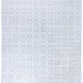 Modern Hand-Knotted Windowpane Light Gray Wool Oversized Rug “Shoji” N13069