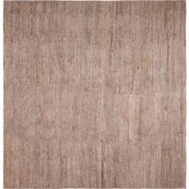 Contemporary Pebble Weave Classic Taupe Hand-Knotted Carpet “Arenite” N13083